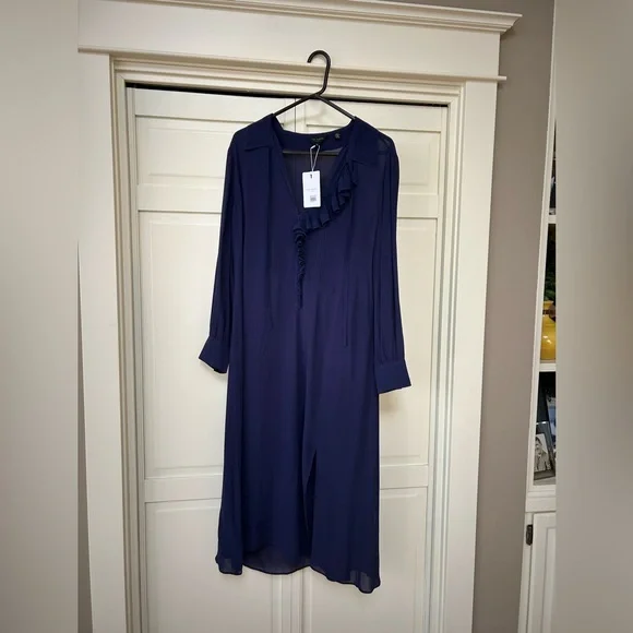 Ted Baker London | Dresses | Ted Baker London Asymmetric Dark Navy Blue Midi Dress Womens 2 In Us | Poshmark Ted Baker London | Dresses | Ted Baker London Asymmetric Dark Navy Blue Midi Dress Womens 2 In Us | Poshmark